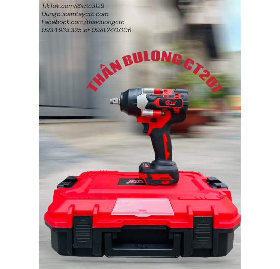 Thân bulong pin CTC 600N.m, Model CT207